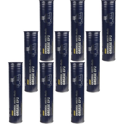 9x400g Original MANNOL Universalfett 8103 EP-2 Multi-MoS2 Grease