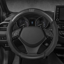 Cat Hexsport Black Carbon Fiber Steering Wheel Cover Durable And Comfortabl... Cat Hexsport Black Carbon Fiber Steering Wheel Cover Durable And Comfortabl...