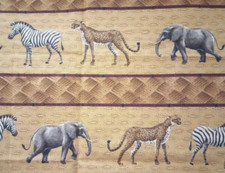 animals jungle elephant fun fabric length 21 x 16 inch 1pc