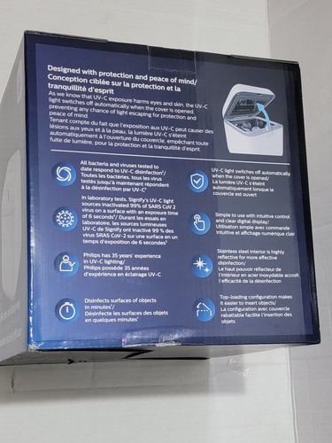 Philips Hue UV Light Sanitizer Box Disinfect Everyday Items Baby Products, Cpap - Picture 5 of 11