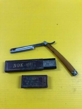 Vintage Pic Solingen  straight edge razor- Germany F STOCKEL SILVER STEEL --P13