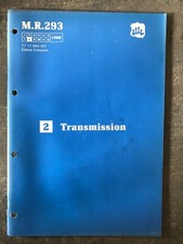 manuel de réparation MR.293 renault 19 R19 n°2 transmission