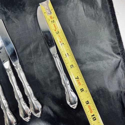 Vintage Towle Sterling Silver Dinner Knife Fontana Estate No Monogram Set of 4 - 第 9/9 張圖片