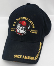 United States Marine Corps Once A Marine Always A Marine Hat Strap Back Cap TF