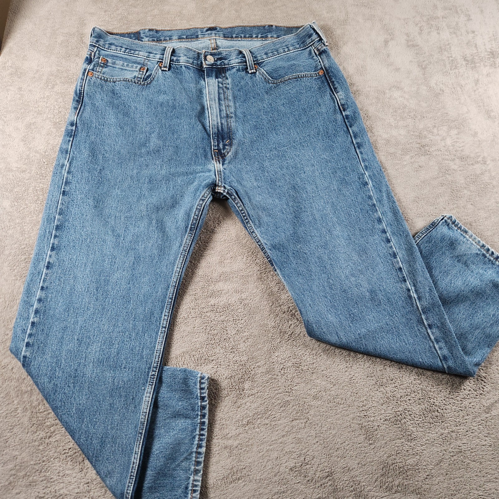 Levi's 505 Straight Fit Jeans Mens size 40x29 Blue Denim 5 Pocket