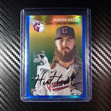 2023 Topps Chrome Platinum Anniversary - Hunter Gaddis #146 Blue Prism Refractor