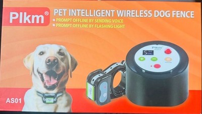Plkm Pet Intelligent Wireless Dog Fence Rechargeable Pet Containment