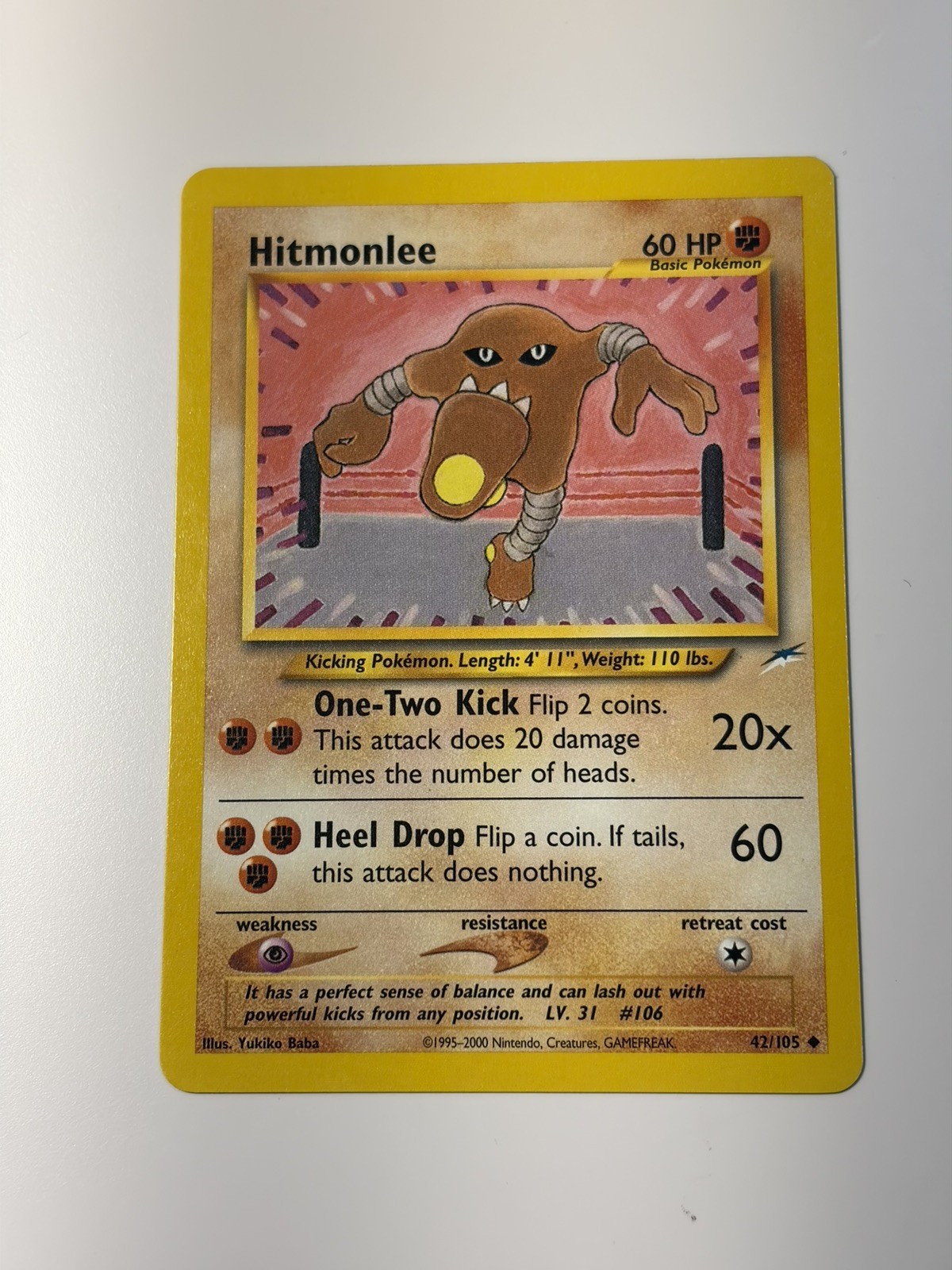 Hitmonlee 42/105 Neo Destiny Regular