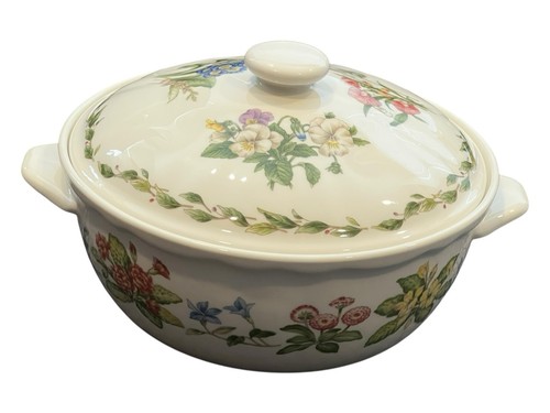 Noritake Casual Gourmet Garden 2.5 Qt Covered Casserole Dish in Excel Used Cond. - Picture 2 of 11