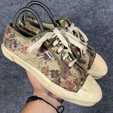 Women’s 9 - VANS Made in USA Authentic Floral Tapestry Flower Vintage 90s RARE