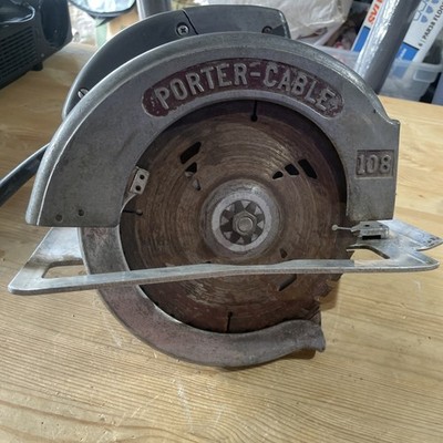 Vintage All Metal Porter-Cable Heavy Duty  Circular Saw Skill Saw Working!