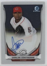 2014 Bowman Chrome Prospect Carlos Contreras #BCAP-CC Auto 5c2