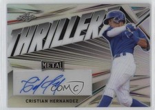 2022 Leaf Metal Thrillerz Silver Prismatic 1/10 Cristian Hernandez Auto 12ty