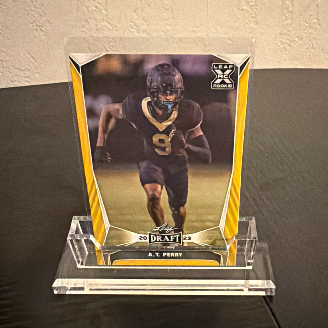 Leaf 2023 Draft A.T. Perry Rookie #39 Wake Forest Demon Deacons NCAA