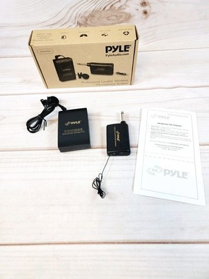 Pyle PDWM96 Belt Pack Wireless Microphone System Lapel Lavalier Microphone 