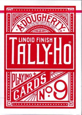US Playing Card Company Poker Cards TALLYHO Circle Red