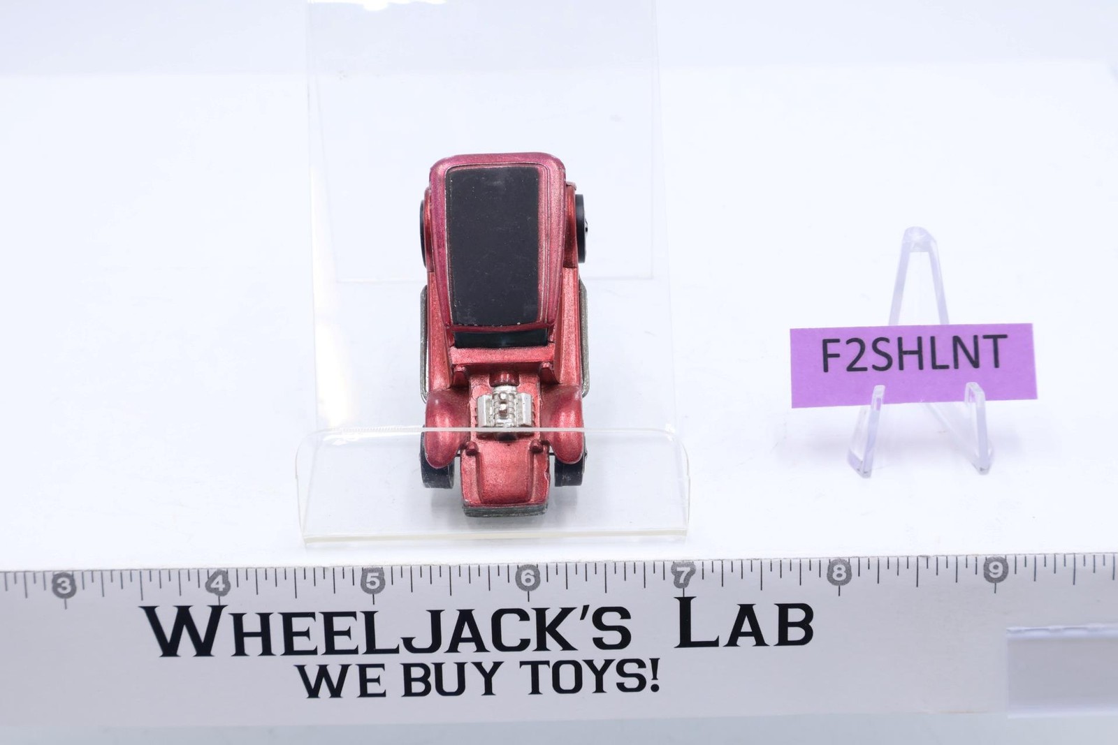 The Demon Red w/ Black Roof 1969 1970 Hot Wheels Mattel Vintage Redline RL