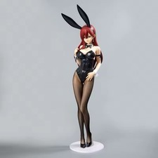 Figurine Erza Scarlet Tenue Bunny Anime Manga Collection Fairy Tail Sexy 45cm