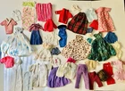 Vintage 1960s 1970s Barbie Ken Midge Fashion Doll TLC Clothes Lot