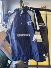 Starter Men's Dallas Cowboys Hooded Jacket Medium