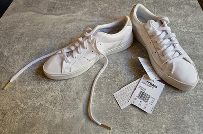 adidas Sleek W Damensneaker Weiß Größe 37 - Ungetragene Schuhe