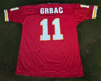 Vintage Elvis Grbac Kansas City Chiefs Champion Jersey Sz 44 XL NFL Football