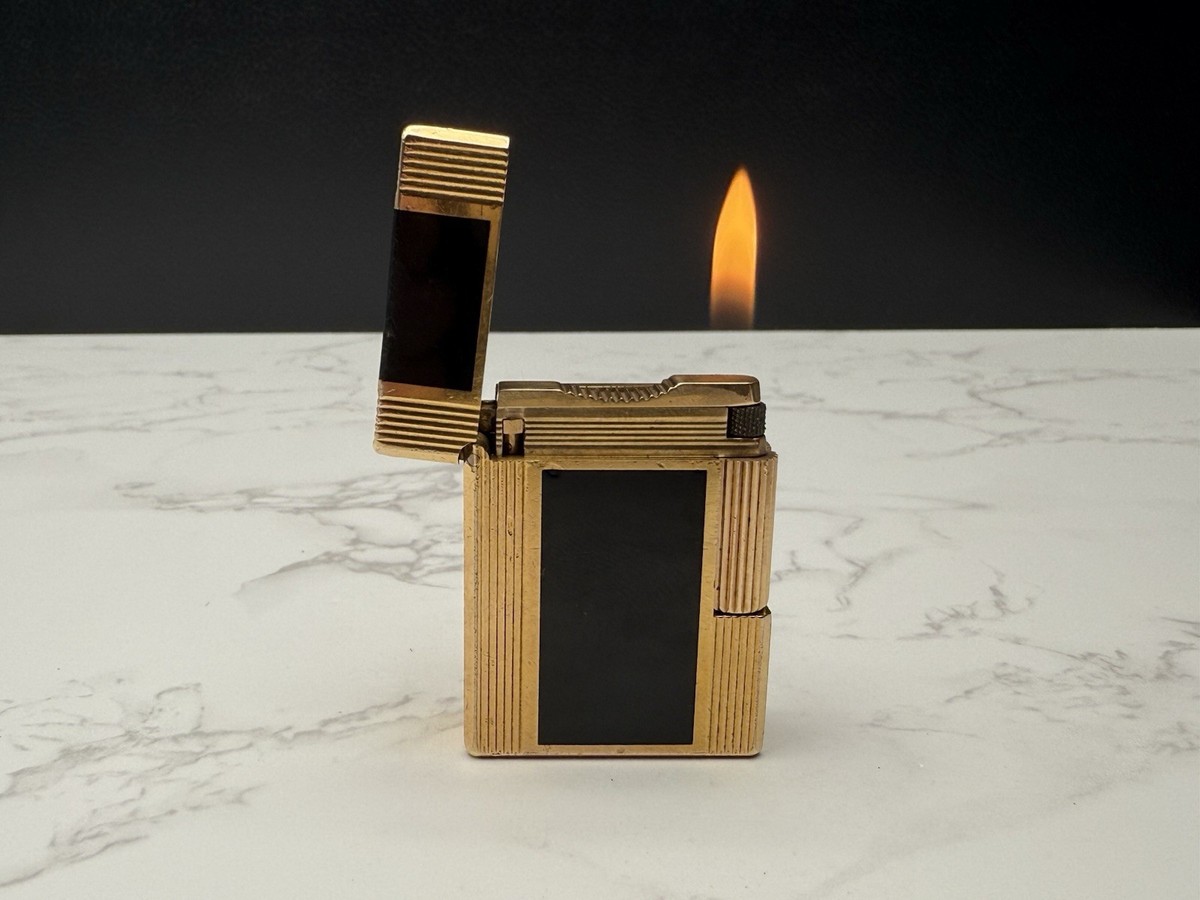 デュポン フランス 値下げ Vintage Collectible Authentic St Dupont France Gold Plated Ligne 1