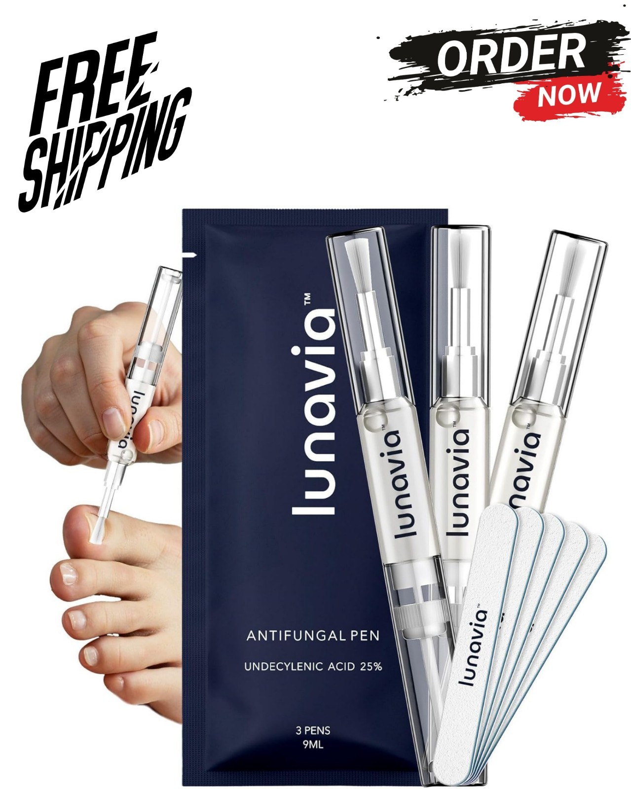 Lunavia Antifungal Pen – 25% Undecylenic Acid, Toenail Fungus Treatment Extra St