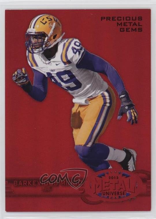 Barkevious Mingo Fleer Retro 1997-98 Metal Universe #M142 Precious Metal Gems Red