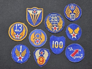 Vintage Army Air Force Marines Patches Assorted Patch Collection Patch Lot Of 10