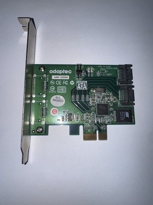 Adaptec AAR-1220SA 2-Port SATA II 3Gb/s PCIe x1 RAID Controller PCA-00279-01-B