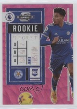 2020-21 Panini Chronicles FOTL Pink Wave Prizm 13/19 James Justin #5 4f5