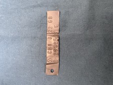 1969 Dodge Charger B Body Bucket Seat Datepart Number Tag. 1one In Total Oem