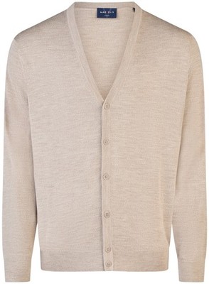 Marvelis Cardigan Merinowolle beige