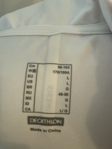 LADIES DECATHLON SLEEVELESS WHITE GOLF TOP SIZE LARGE-APPROX SIZE 14/16 - Picture 6 of 6