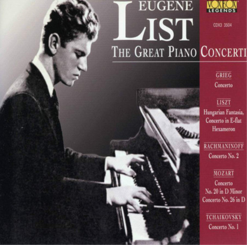 Юджин Лист Eugene List: Альбом The Great Piano Concerti (CD) (ИМПОРТИРОВАН из Великобритании)