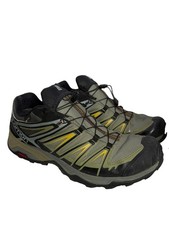 Salomon X Ultra Men s 11.5 Gore-Tex Contragrip Gray Green Trail Hiking Shoes