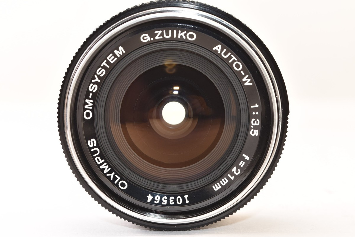 OLYMPUS OM-SYSTEM G.ZUIKO AUTO-W 21mm F/3.5 Wide Angle Lens from