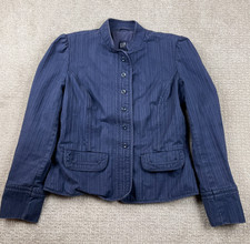 Gap Jacket Womens Size 12 Blue Utility Field ...