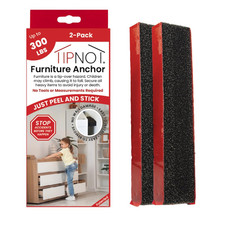 Adhesive Furniture Anchor, No-Drill, Aesthetic  Invisible Once Installed, Anti-