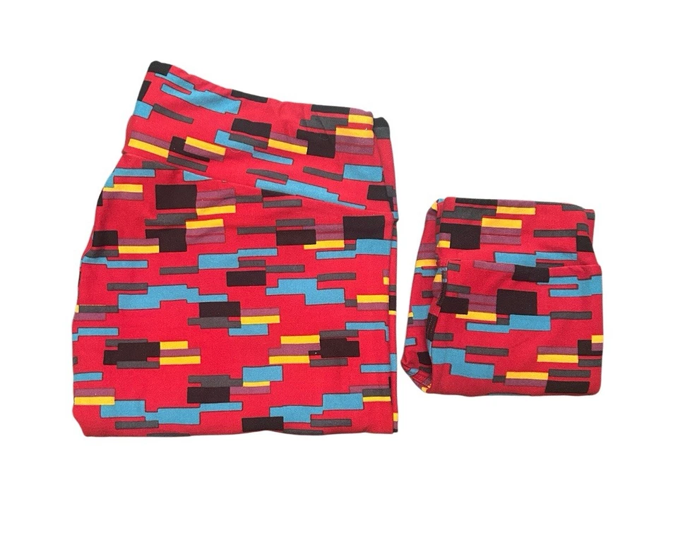 LuLaRoe Conjunto Leggings a Juego TC (12-18) y SM (2-8) Leggings (L1) Foto 4 de 4