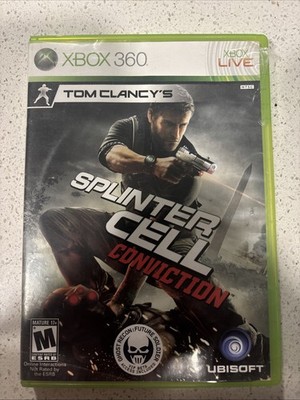 Tom Clancy's Splinter Cell: Conviction Microsoft Xbox 360 2010 Complete CIB