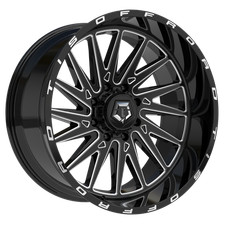 Tis Wheels 547bm 20x12 -44 Gloss Black Milled 6x135 6x139.7 Qty 4 A277935