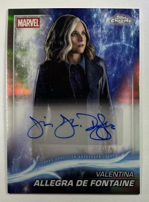 2025 Topps Chrome Sapphire Julia Louis-Dreyfus Allegra de Fontaine Auto #AA-JLD