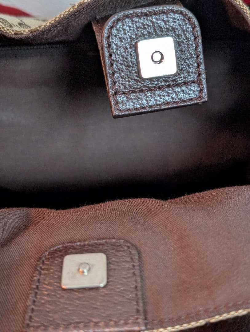 GUCCI GG Canvas Tote Bag Brown Leather Trim Casual Authentic Excellent Condition thumbnail 12