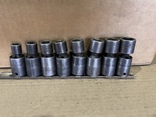 Snap-on Tools 38 Drive Metric Impact Swivel Socket Set 10mm-18mm Plus 16mm Snap-on Tools 38 Drive Metric Impact Swivel Socket Set 10mm-18mm Plus 16mm