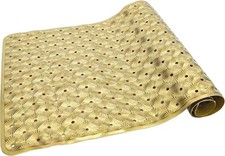 Bathtub Mat Non Slip with Suction Cups 15"x27" 27" x 15" Rectangular , Gold