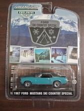 Greenlight 1967 Ford Mustang Coupe "Ski Country Special" Diecast | New in Box