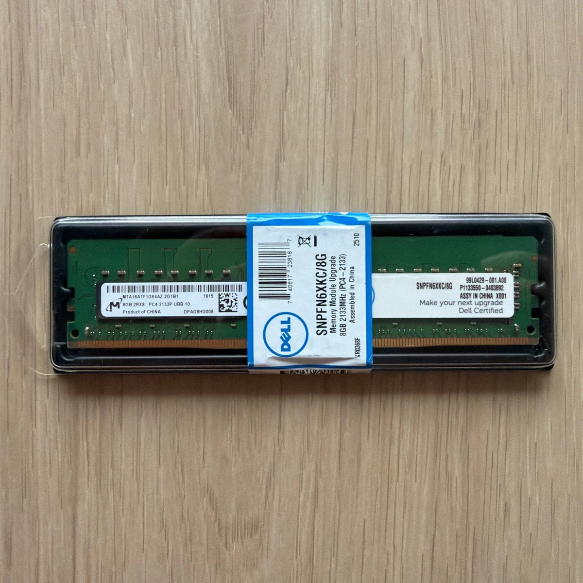 Micron PC4-17000 (DDR4-2133) Bus Speed Computer RAM 8 GB Capacity