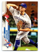2020 Topps Baseball #608 Toronto Blue Jays Sam Gaviglio